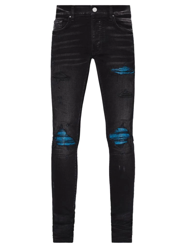 商品AMIRI|Mx1 Cracked Paint Skinny Jean,价格¥4082,第1张图片