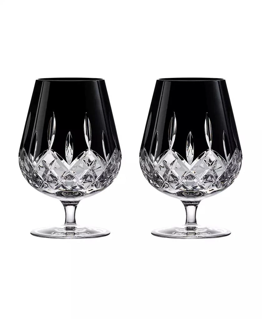 商品Waterford Crystal|Connoisseur Lismore 2 Piece Brandy Balloon Set, 17 oz,价格¥2479,第1张图片