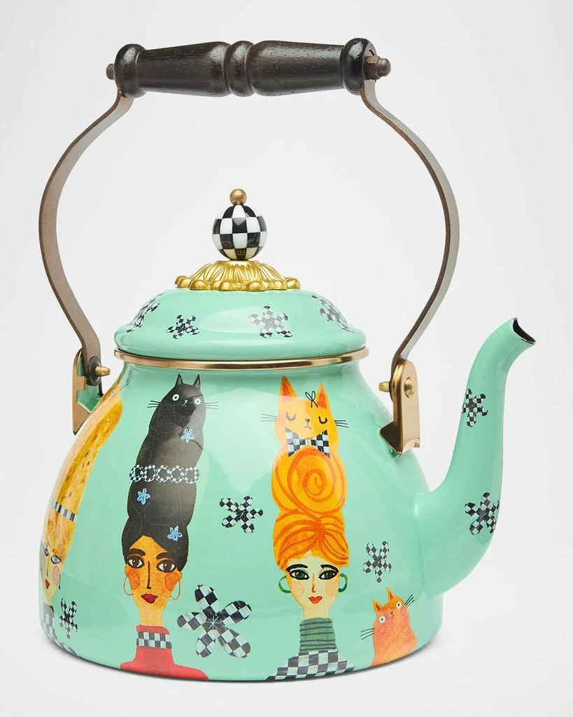 商品MacKenzie-Childs|Cat Lady 2-Quart Tea Kettle,价格¥1321,第4张图片详细描述