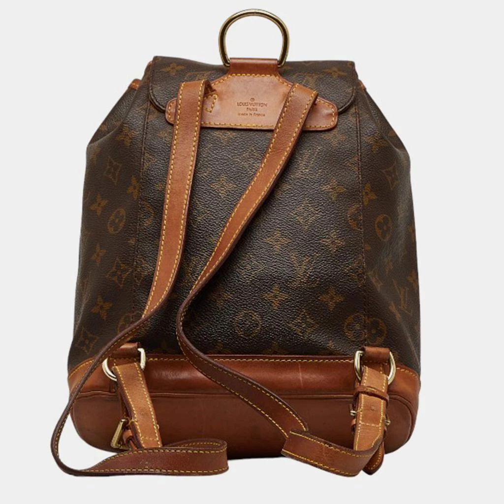 商品[二手商品] Louis Vuitton|Louis Vuitton Brown Canvas Monogram Montsouris MM,价格¥8205,第3张图片详细描述