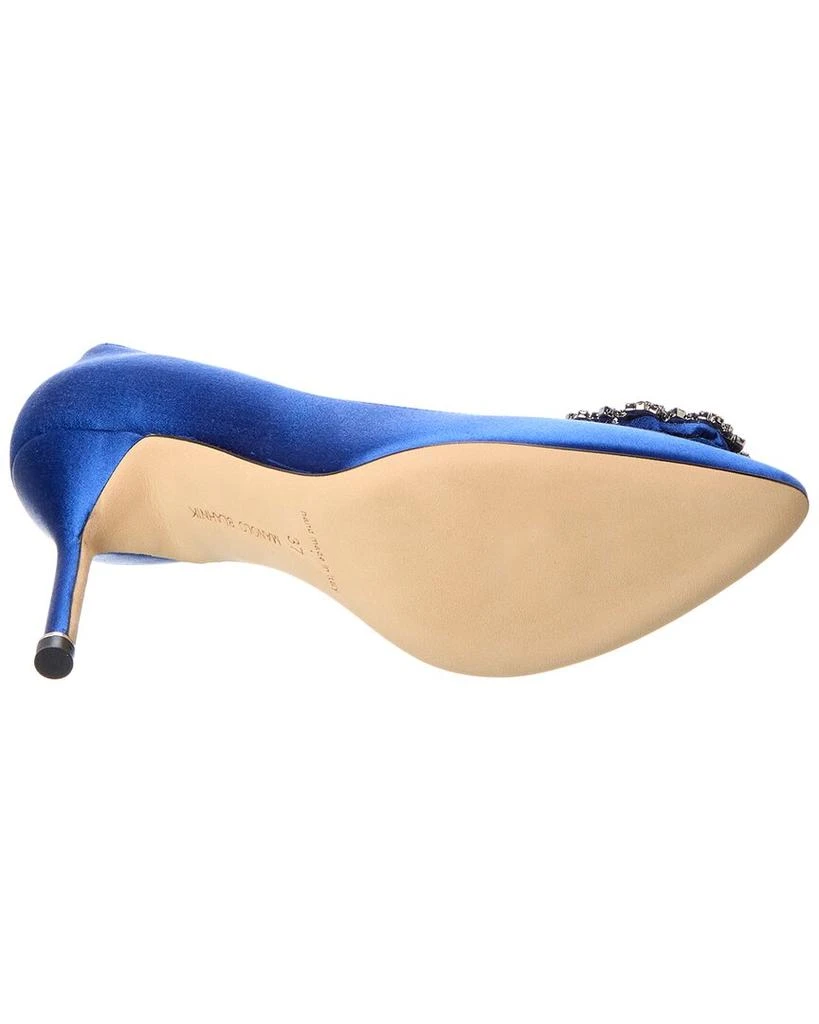 商品Manolo Blahnik|Manolo Blahnik Hangisi 90 Satin Pump, 41,价格¥7565,第4张图片详细描述