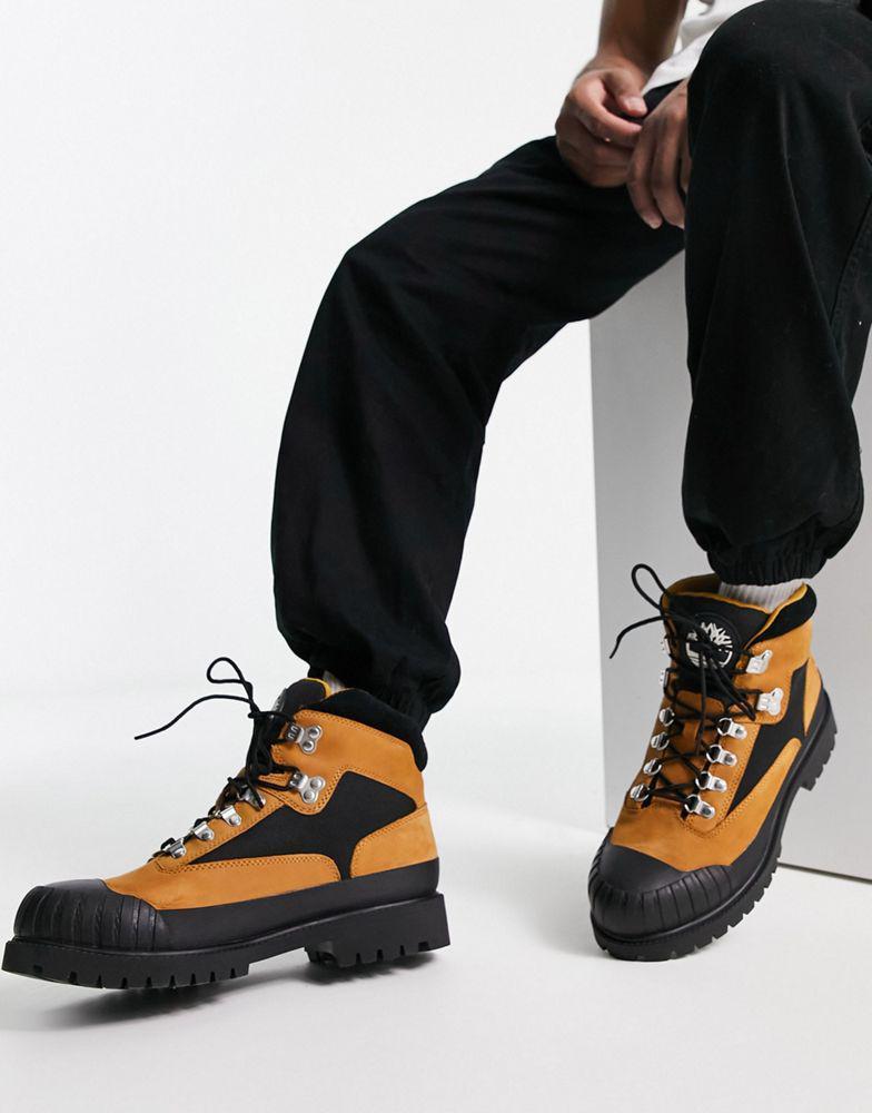 商品Timberland|Timberland Rubber Toe Hiker WP boots in wheat tan,价格¥1628,第1张图片