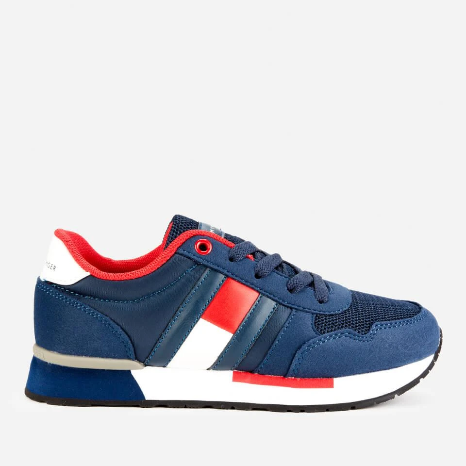 商品Tommy Hilfiger|TOMMY HILFIGER BOYS' LOW CUT LACE-UP SNEAKER BLUE BLUE,价格¥361,第1张图片