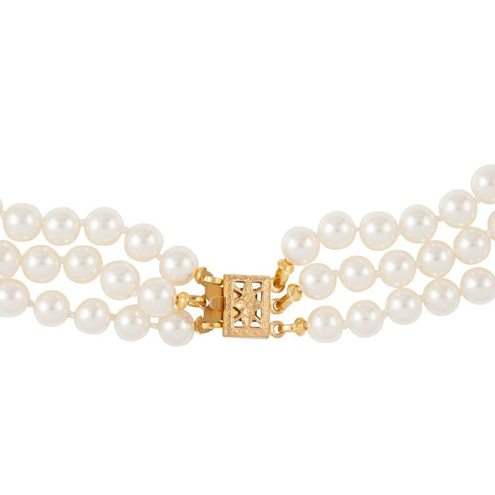 商品Susan Caplan Vintage|1960s vintage faux pearl triple strand necklace,价格¥586,第2张图片详细描述