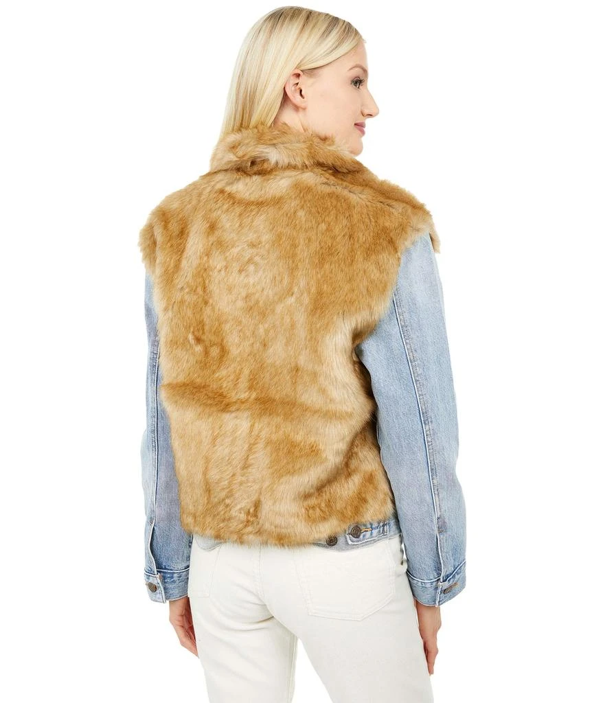 商品Levi's|Ex Boyfriend Faux Fur Trucker,价格¥283,第3张图片详细描述