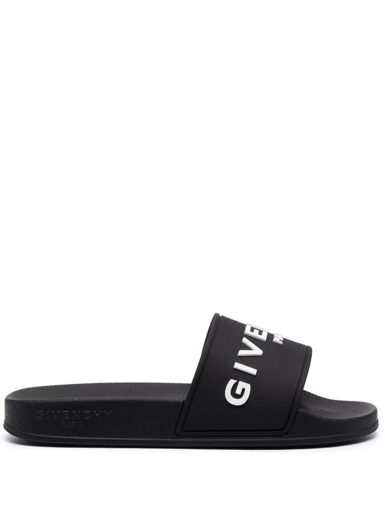 商品Givenchy|GIVENCHY Logo pool slides,价格¥2024,第1张图片