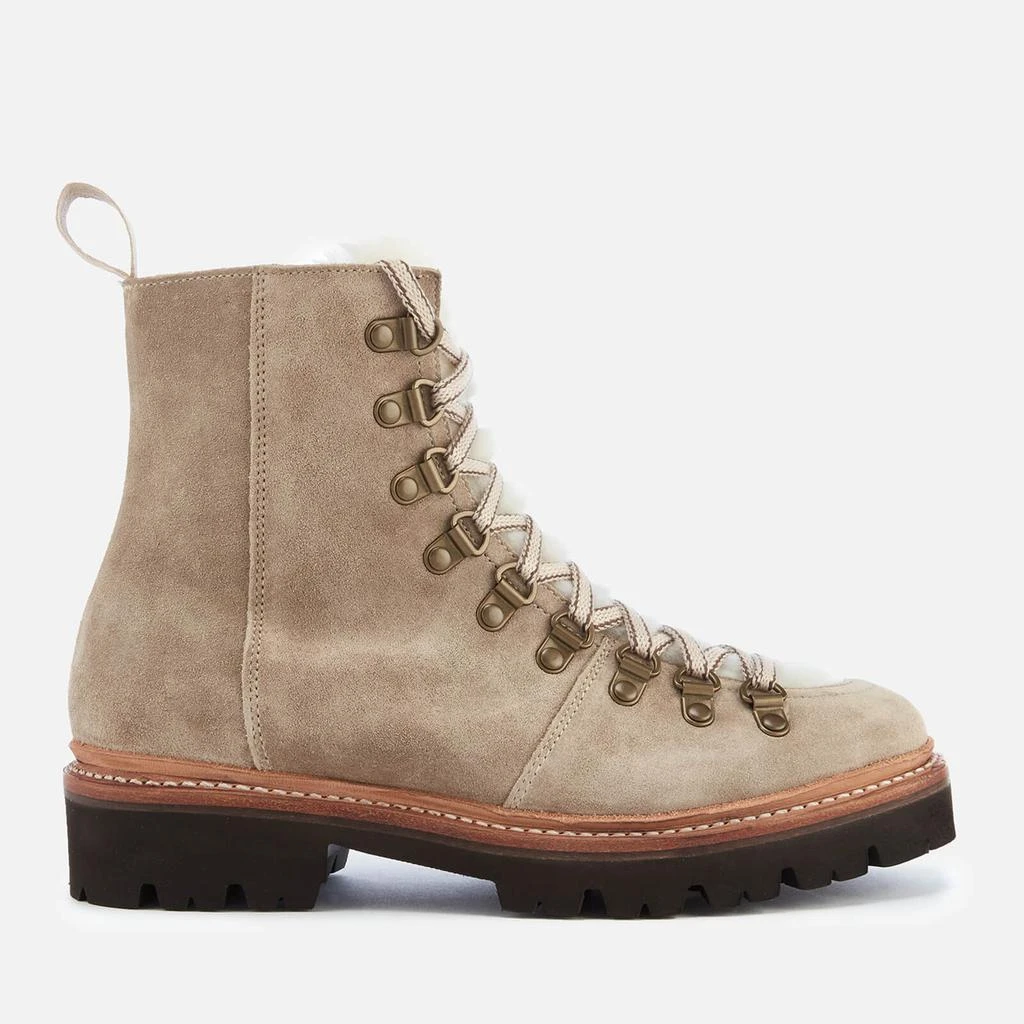 商品Grenson|Grenson Women's Nanette Suede Hiking Style Boots - Maple,价格¥1286,第1张图片