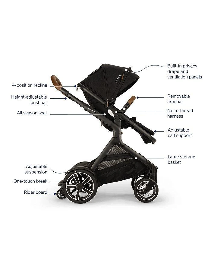 商品Nuna|DEMI™ Next Stroller + Ride Along Board,价格¥7149,第3张图片详细描述