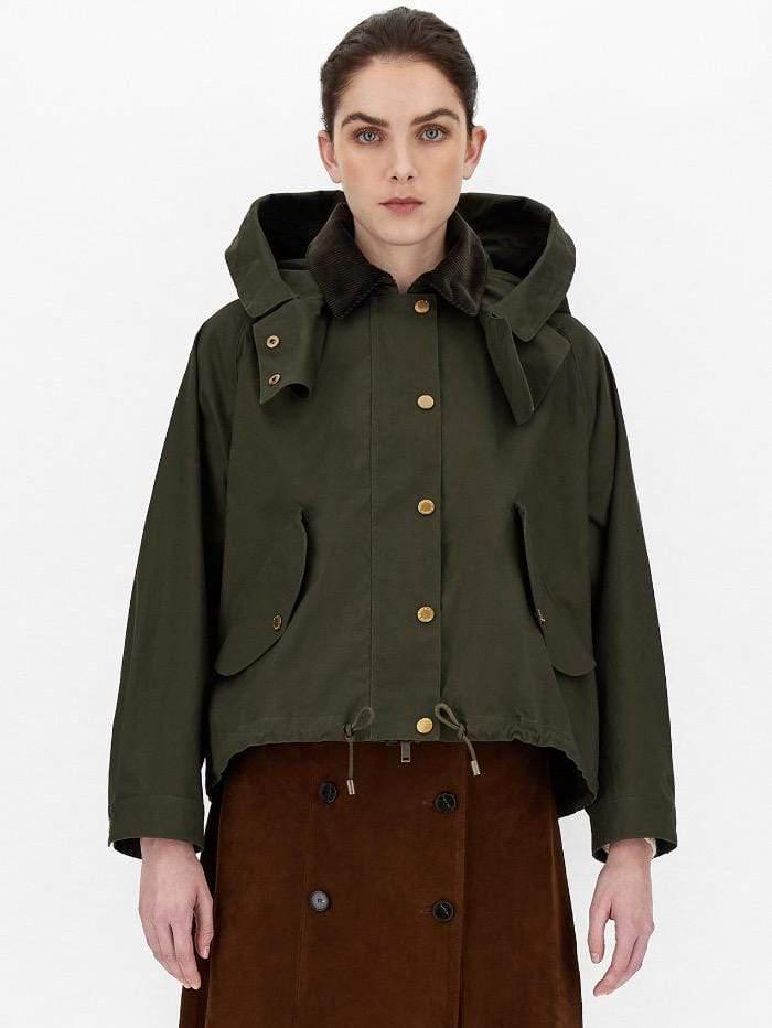 Weekend Max Mara SANDALO Parka Waxed Jacket 50260219 001商品第1张图片规格展示