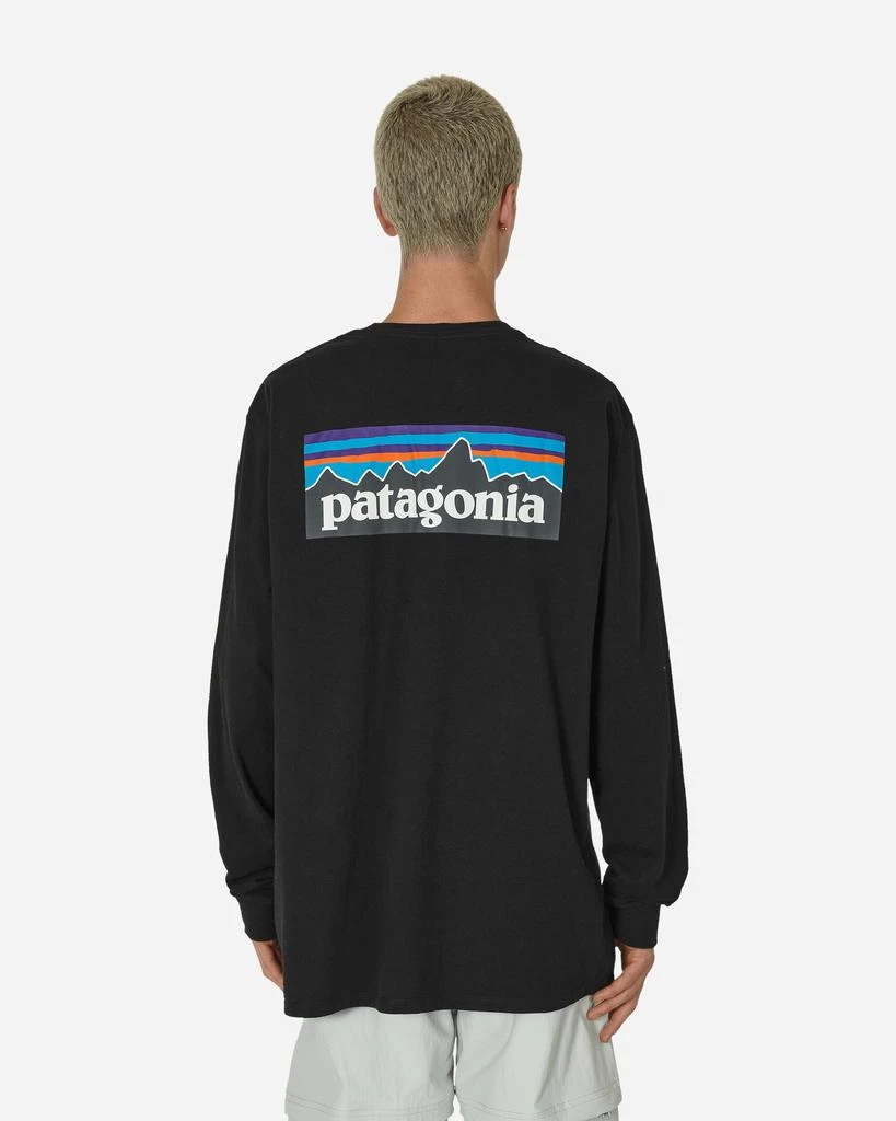 商品Patagonia|P-6 Logo Responsibili Longsleeve T-Shirt Black,价格¥347,第3张图片详细描述