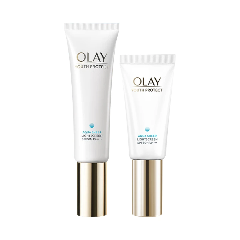 商品Olay|OLAY 玉兰油 小白伞凝时臻护系列菁颜隔离防晒精华乳SPF50+/PA4+ 30/50ml成膜快不黏腻,价格¥175,第1张图片