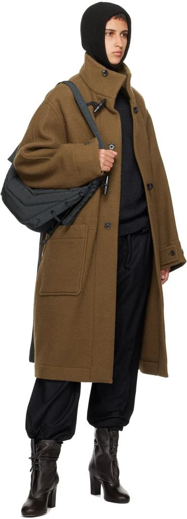 商品Lemaire|Brown Toggle Coat,价格¥11622,第4张图片详细描述