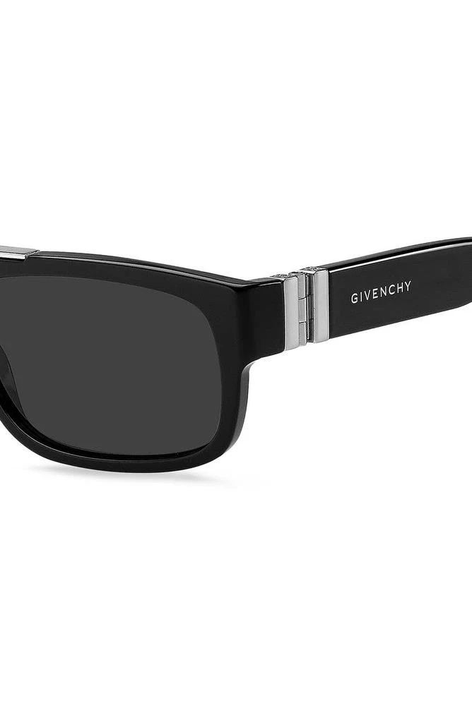 商品Givenchy|57mm Rectangular Sunglasses,价格¥596,第3张图片详细描述