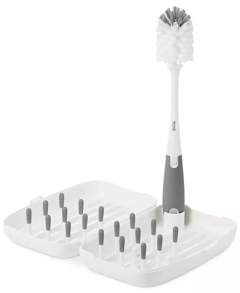 商品OXO|TOT On The Go Drying Rack With Baby Bottle Brush,价格¥242,第1张图片