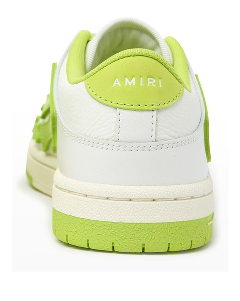 商品AMIRI|Skel Bicolor Leather Low-Top Sneakers,价格¥4314,第5张图片详细描述