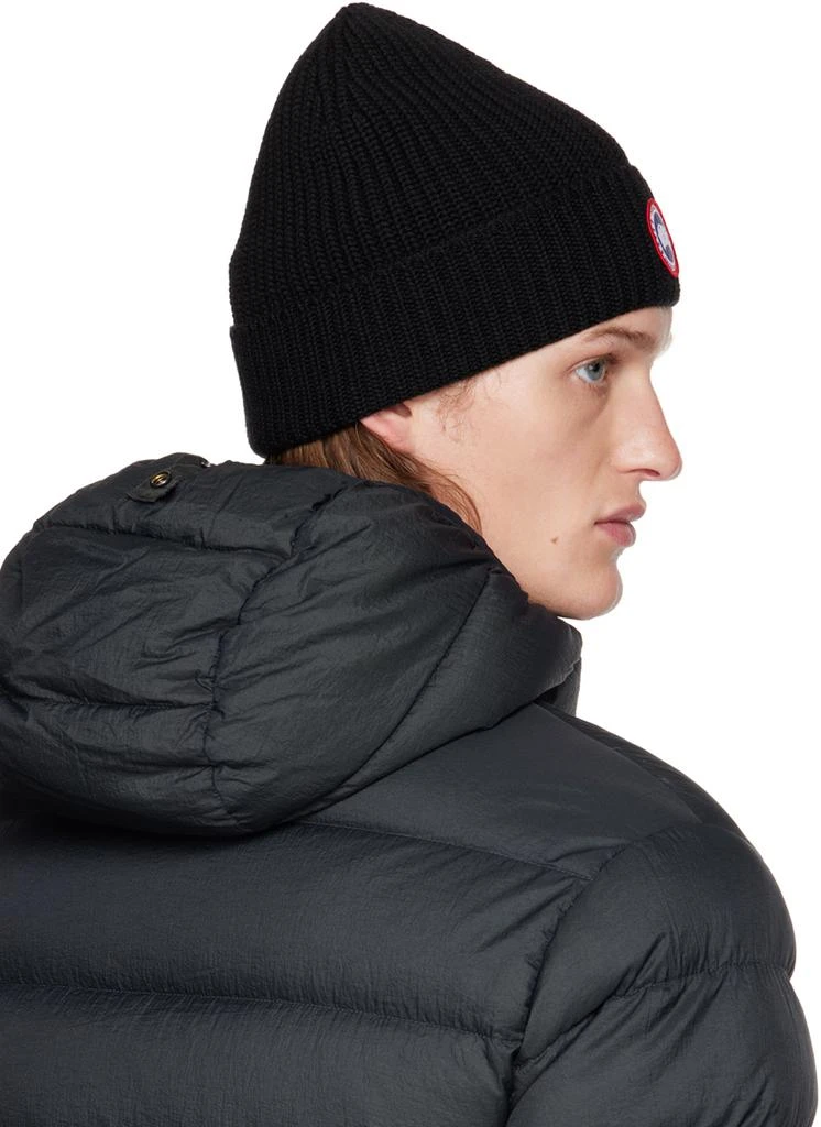 商品Canada Goose|Black Ribbed Arctic Disc Beanie,价格¥1068,第3张图片详细描述