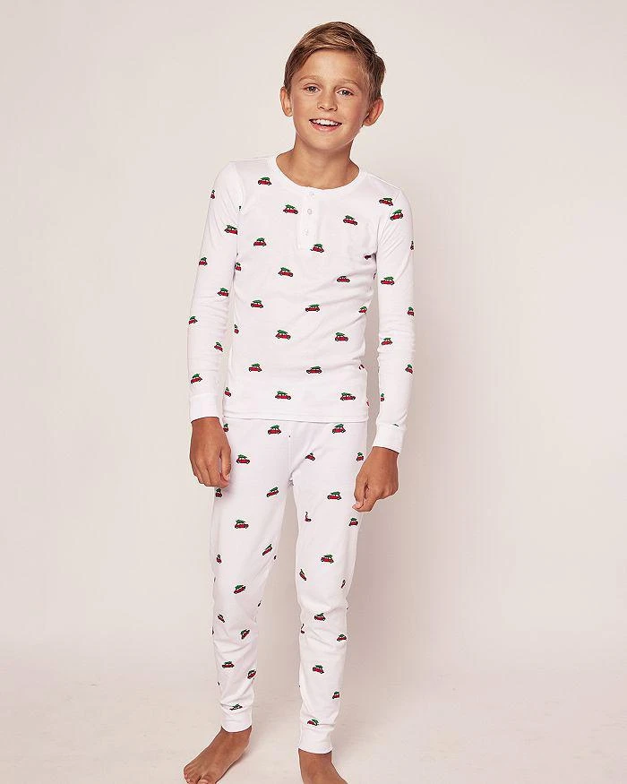 商品Petite Plume|Unisex Holiday Journey Tight Fit Pajamas - Little Kid, Big Kid,价格¥250,第4张图片详细描述