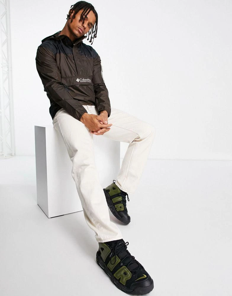 商品Columbia|Columbia Challenger overhead windbreaker in brown and black,价格¥656,第4张图片详细描述