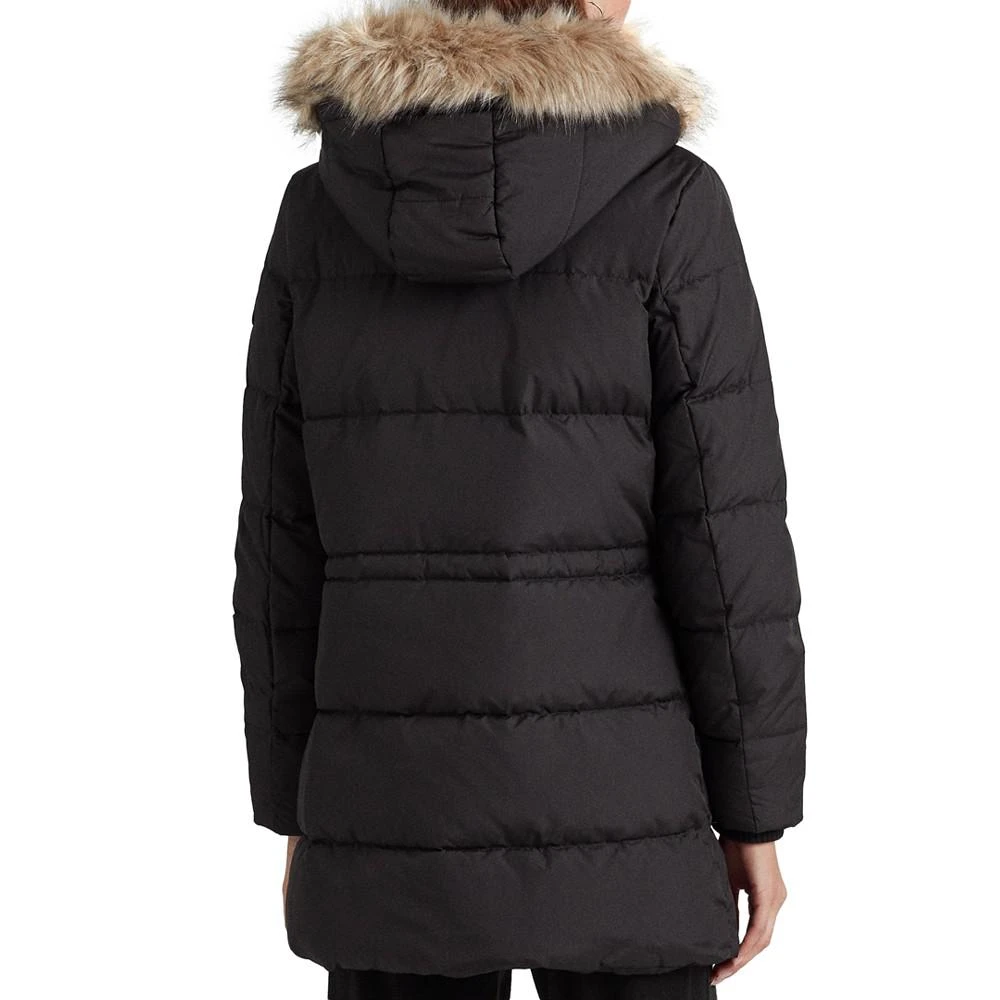 商品Ralph Lauren|Women's Faux-Fur-Trim Hooded Anorak Puffer Coat,价格¥2633,第2张图片详细描述