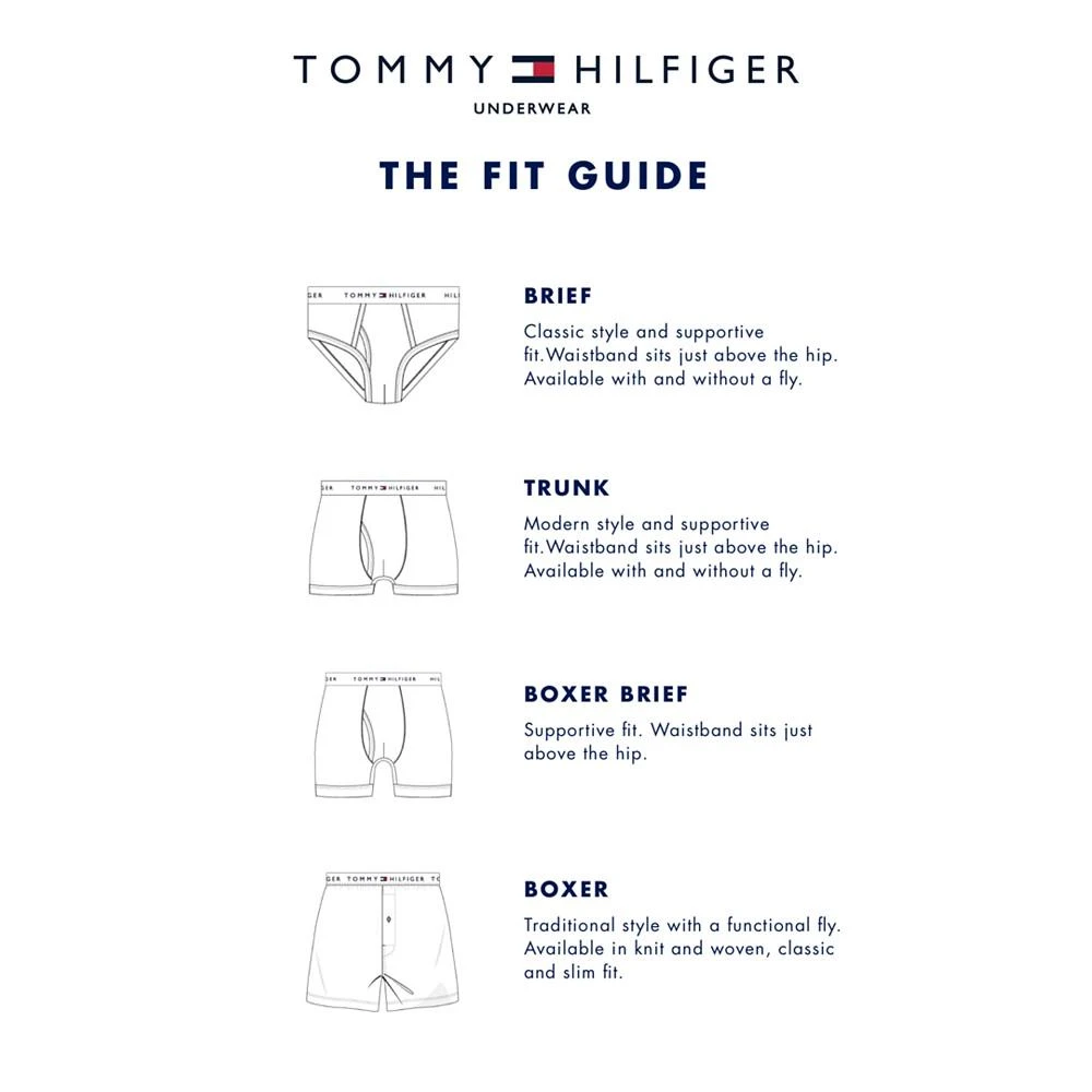 商品Tommy Hilfiger|Men's 3 Pack Woven Cotton Boxers,价格¥296,第3张图片详细描述