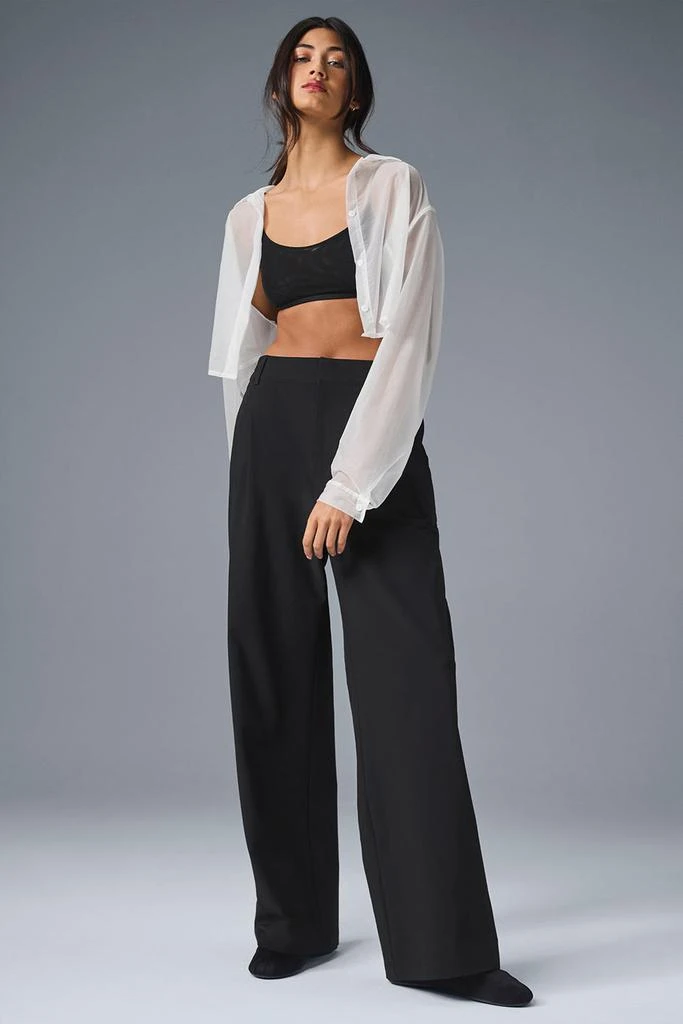 商品Alo|High-Waist Pursuit Trouser (Regular) - Black,价格¥1136,第5张图片详细描述