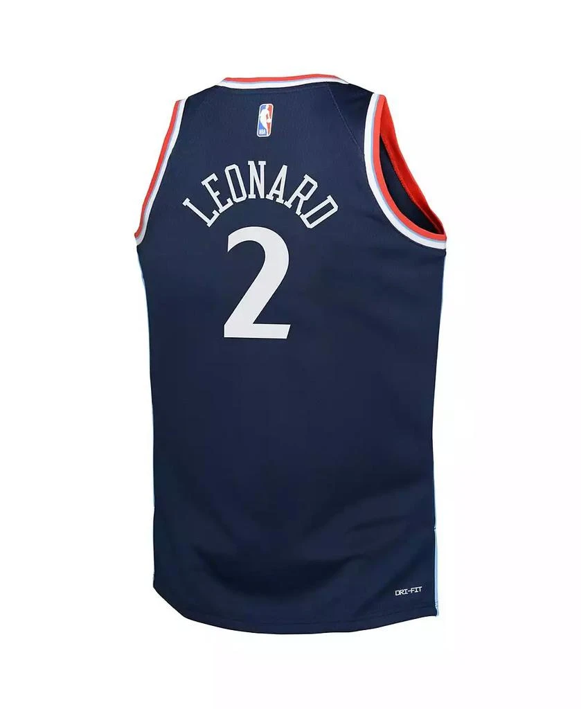 商品NIKE|Big Boys and Girls Kawhi Leonard Royal LA Clippers Swingman Jersey,价格¥669,第2张图片详细描述