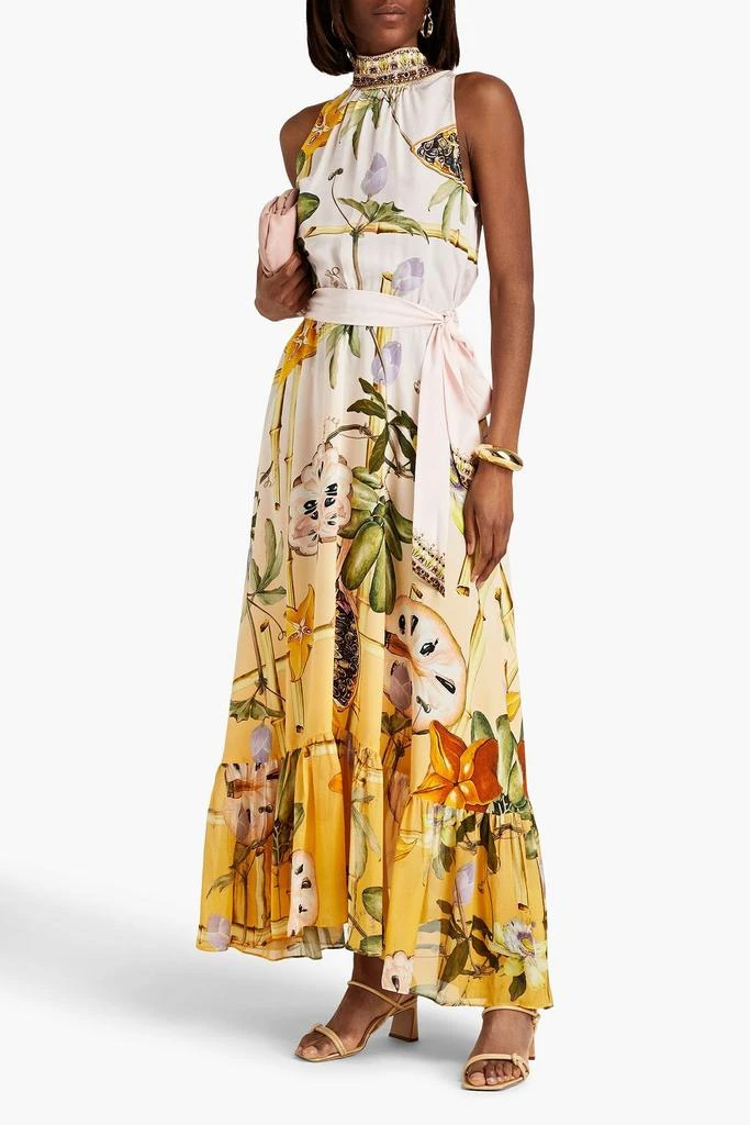 商品Camilla|Embellished printed silk crepe de chine maxi dress,价格¥3140,第2张图片详细描述