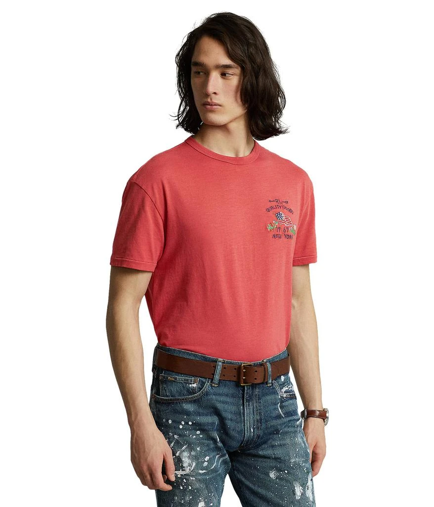 商品Ralph Lauren|Classic Fit Flag Jersey T-Shirt,价格¥267,第1张图片