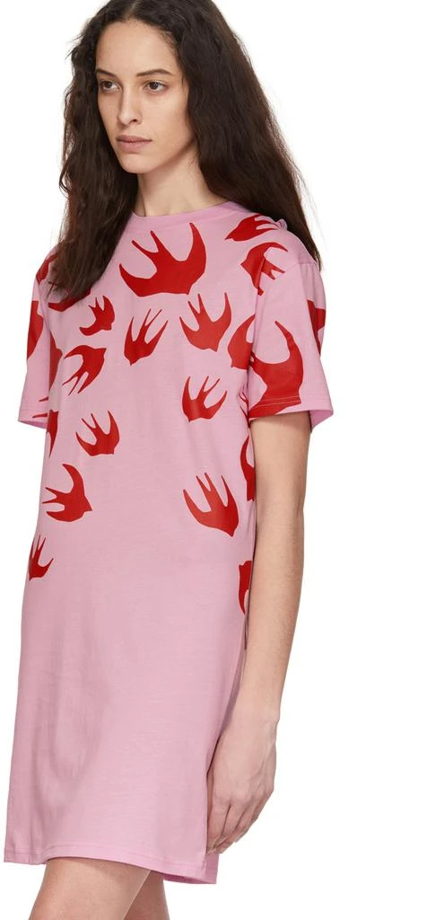 商品Alexander McQueen|Pink Swallow Dress 连身裙,价格¥1352,第4张图片详细描述