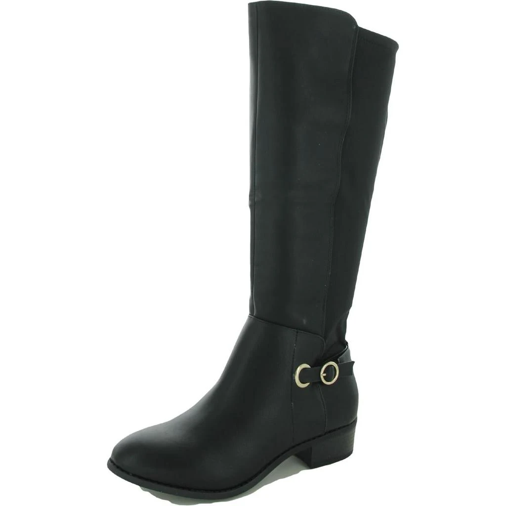 商品Karen Scott|Karen Scott Womens Valeree Faux Leather Round Toe Knee-High Boots,价格¥77,第1张图片