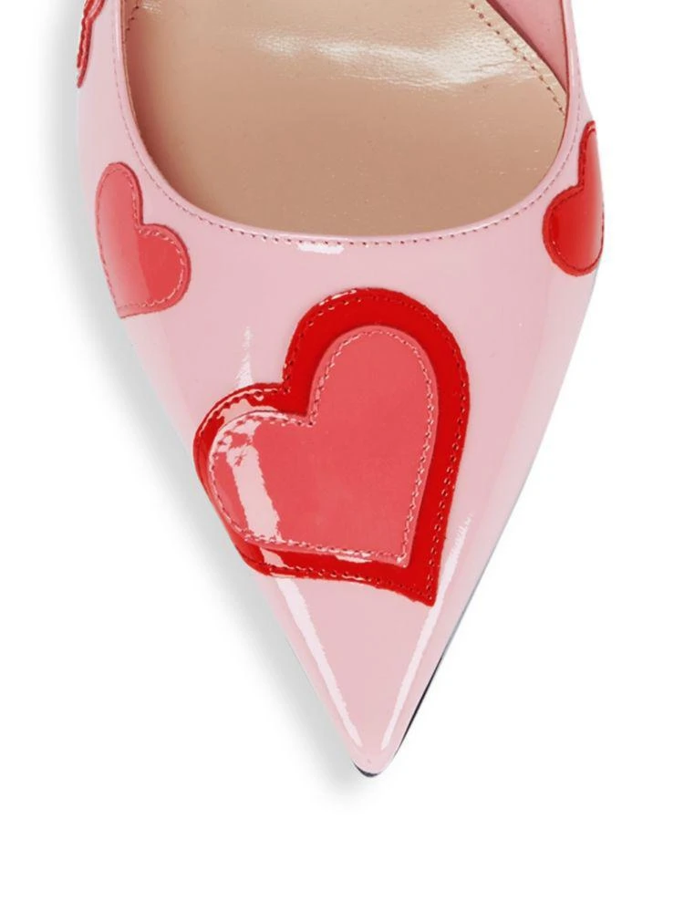 商品Prada|Leather Heart Pump Kitten Heels,价格¥4493,第3张图片详细描述