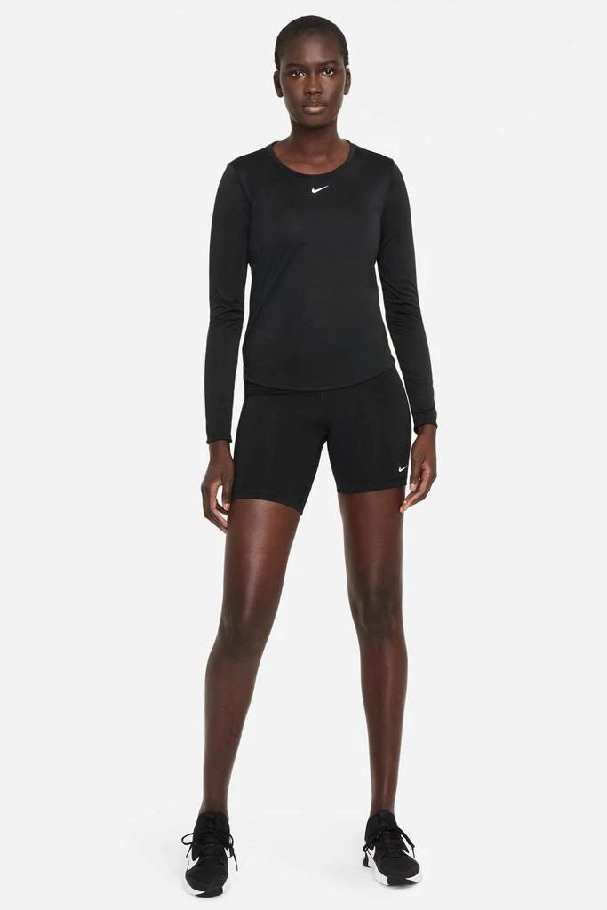 商品NIKE|Dri-FIT One Long-Sleeve Top - Black/White,价格¥367,第5张图片详细描述