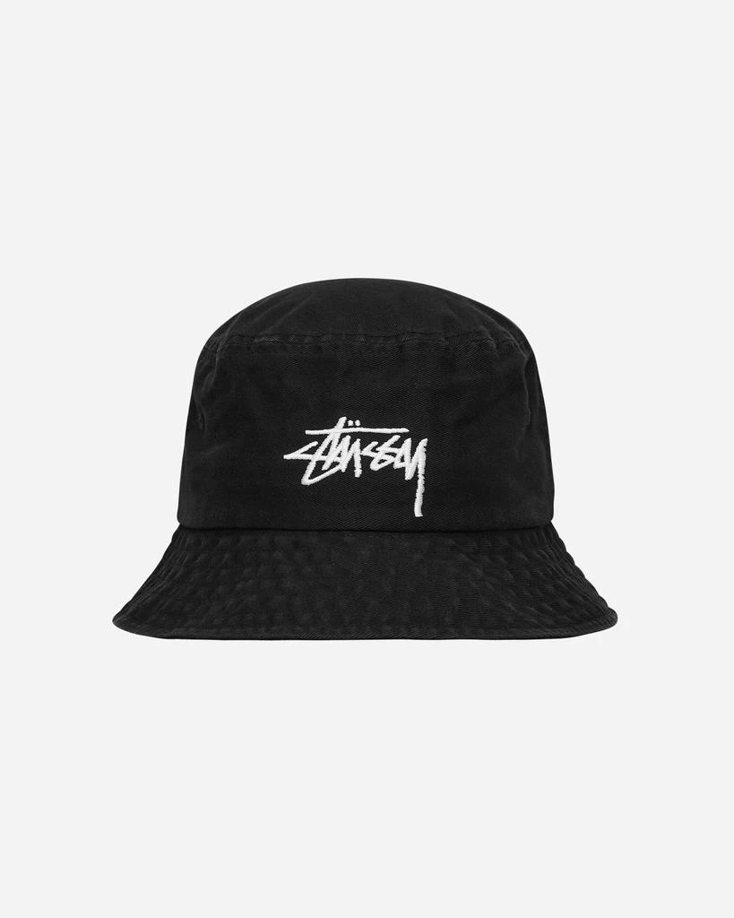 商品STUSSY|Big Stock Bucket Hat Black,价格¥348,第2张图片详细描述