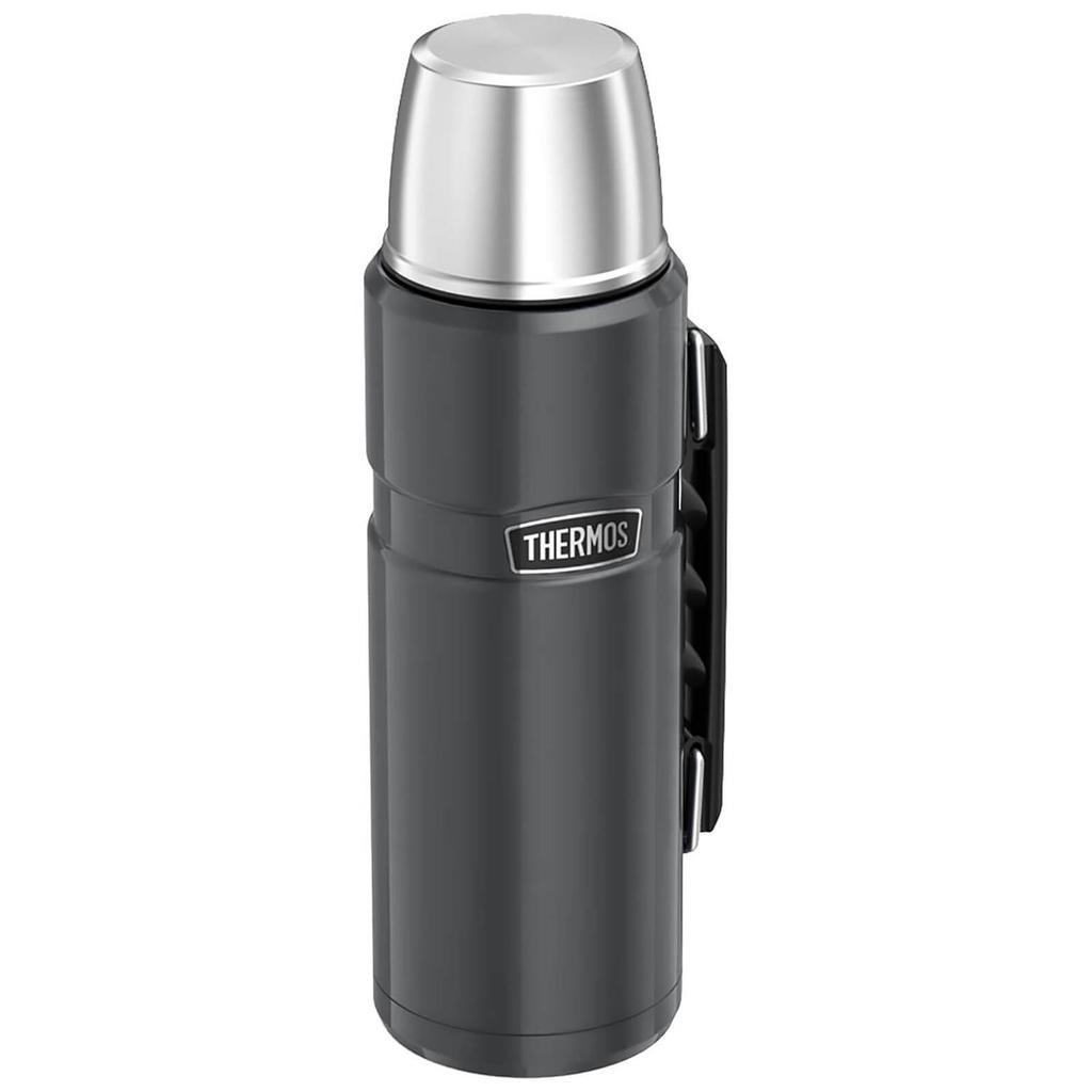 商品Thermos|Thermos Stainless King Flask - Gun Metal 1.2L,价格¥318,第5张图片详细描述