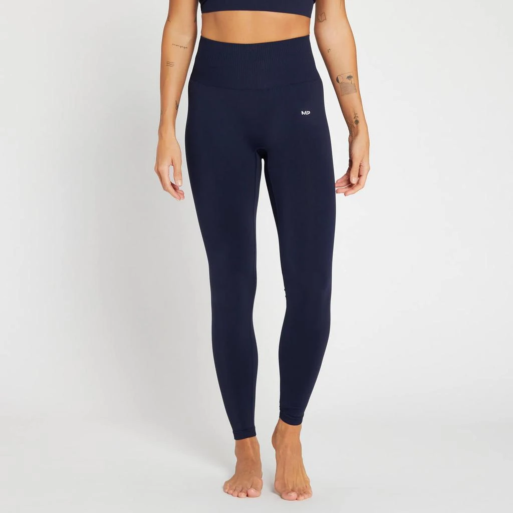 商品Myprotein|MP Women's Composure Seamless Leggings - Navy,价格¥61,第1张图片