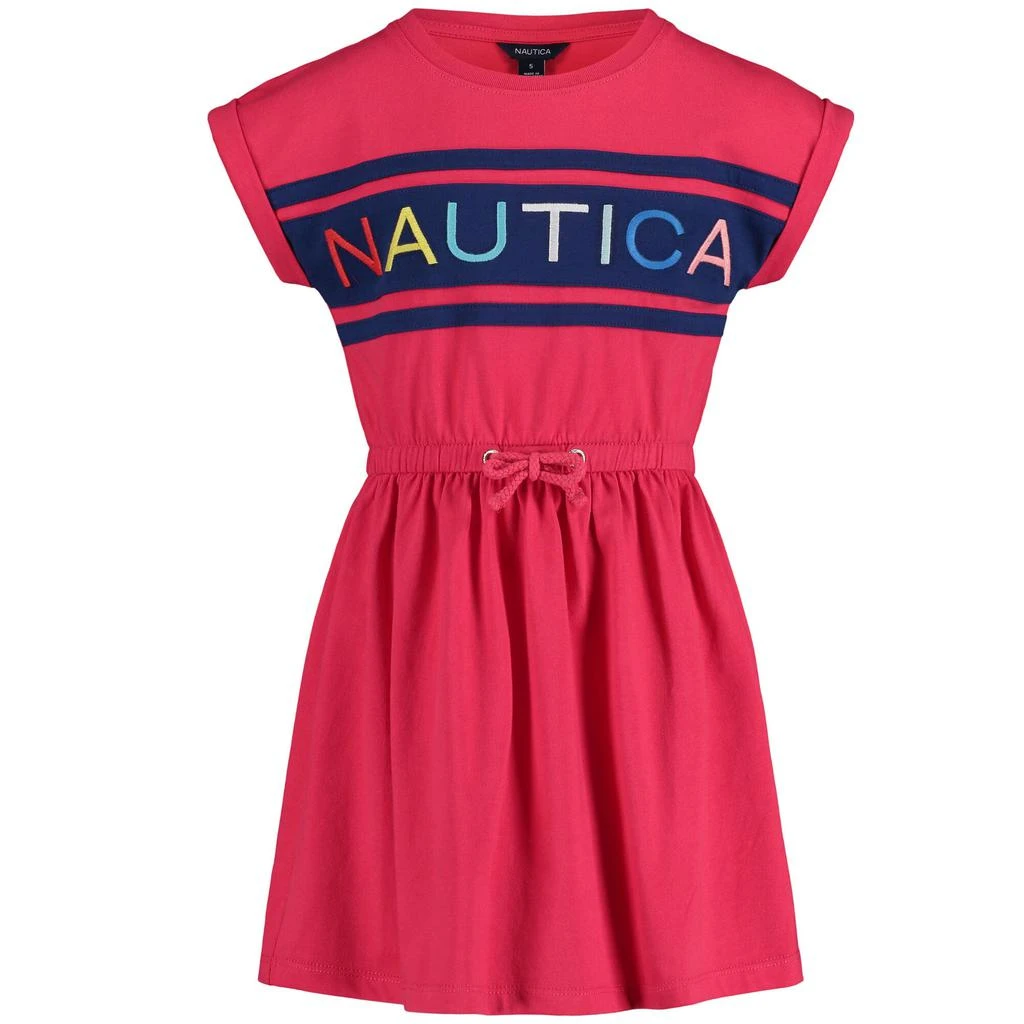 商品Nautica|Nautica Toddler Girls' Logo Graphic Dress (2T-4T),价格¥146,第1张图片