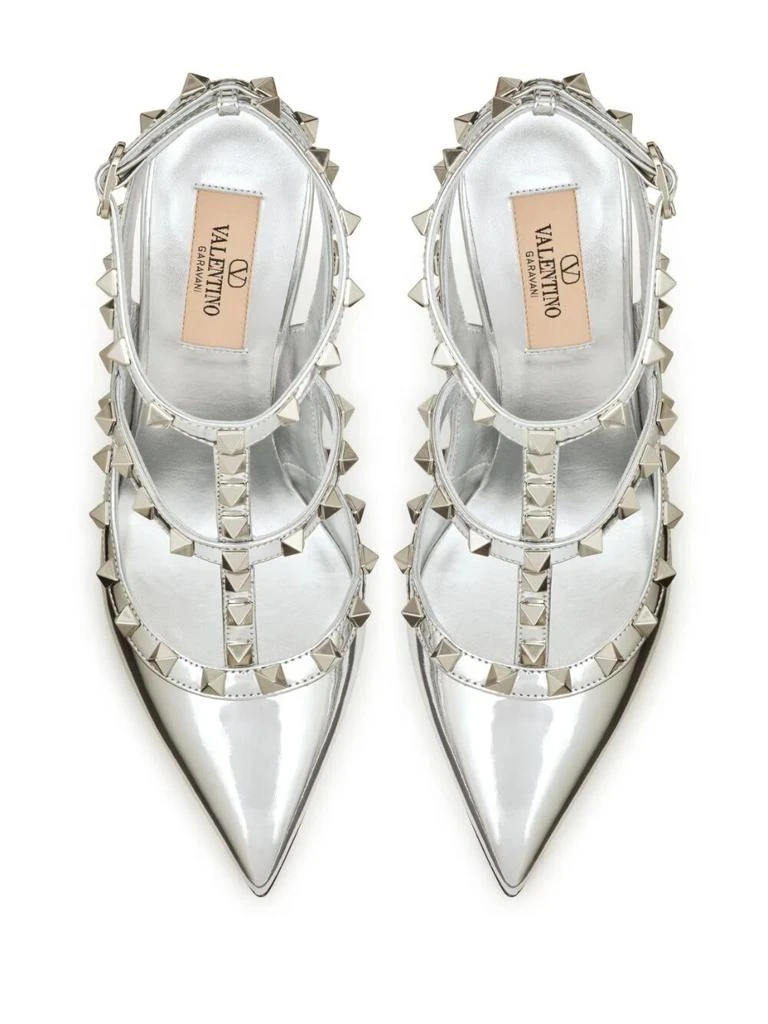 商品Valentino|Rockstud mirror-effect pumps,价格¥4447,第4张图片详细描述
