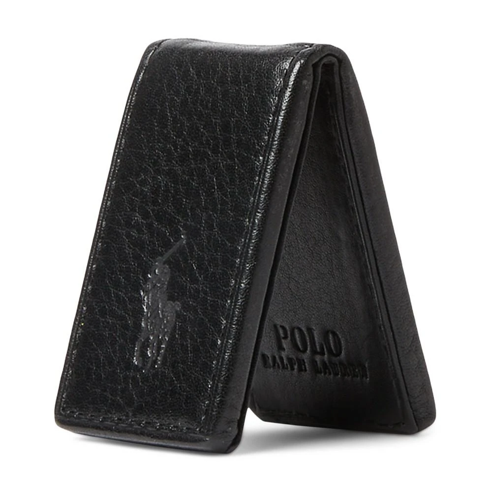 商品Ralph Lauren|Men's Pebbled Leather Money Clip,价格¥411,第2张图片详细描述