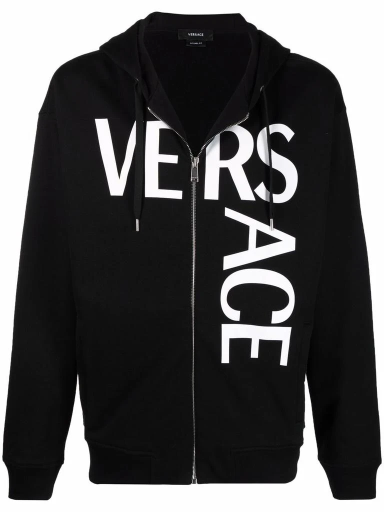 商品Versace|Versace men's black cotton sweatshirt,价格¥5162,第1张图片