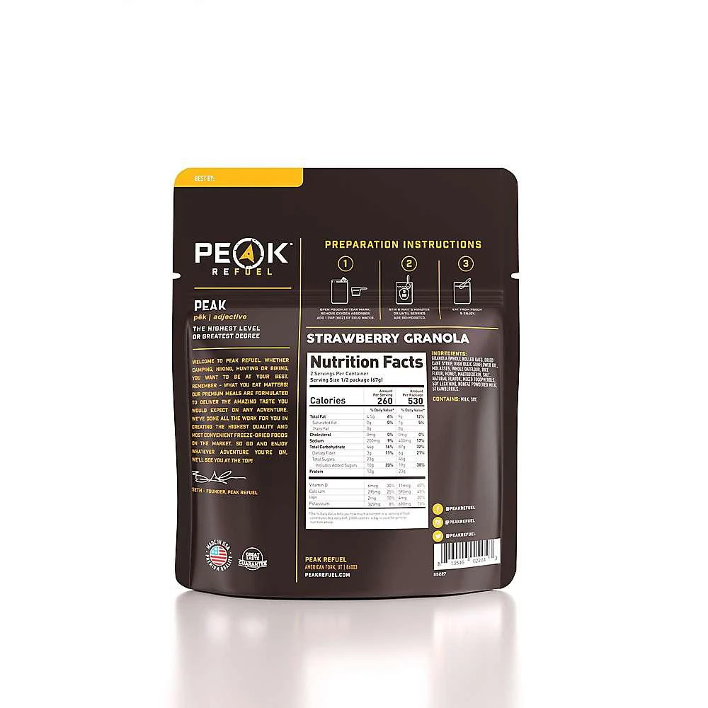 商品Peak Refuel|Peak Refuel Strawberry Granola,价格¥67,第2张图片详细描述
