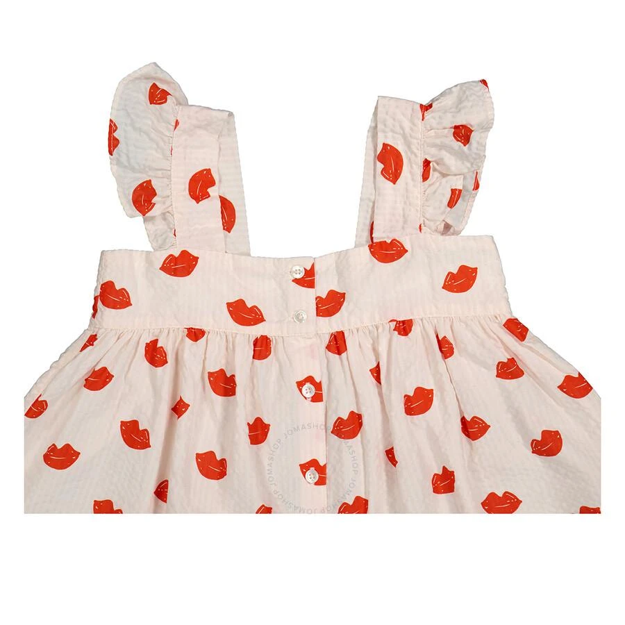 商品Bonton|Girls Bisous Lips Print Cotton Blouse,价格¥149,第3张图片详细描述