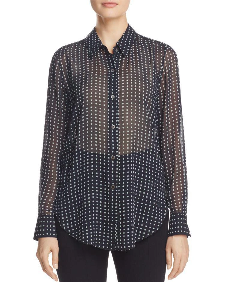 商品Theory|Theory Sunaya Square Dot Blouse,价格¥562,第1张图片