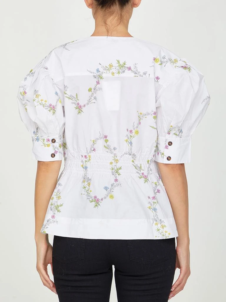 商品Ganni|Ganni Floral Cotton Shirt,价格¥1145,第4张图片详细描述