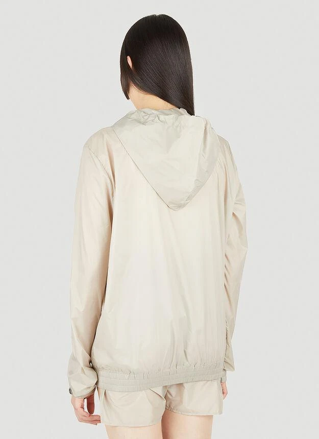 商品Rick Owens|Jason Hooded Jacket in Beige,价格¥1425,第4张图片详细描述