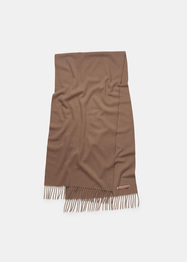 Caramel Brown Cashmere Scarf商品第1张图片规格展示