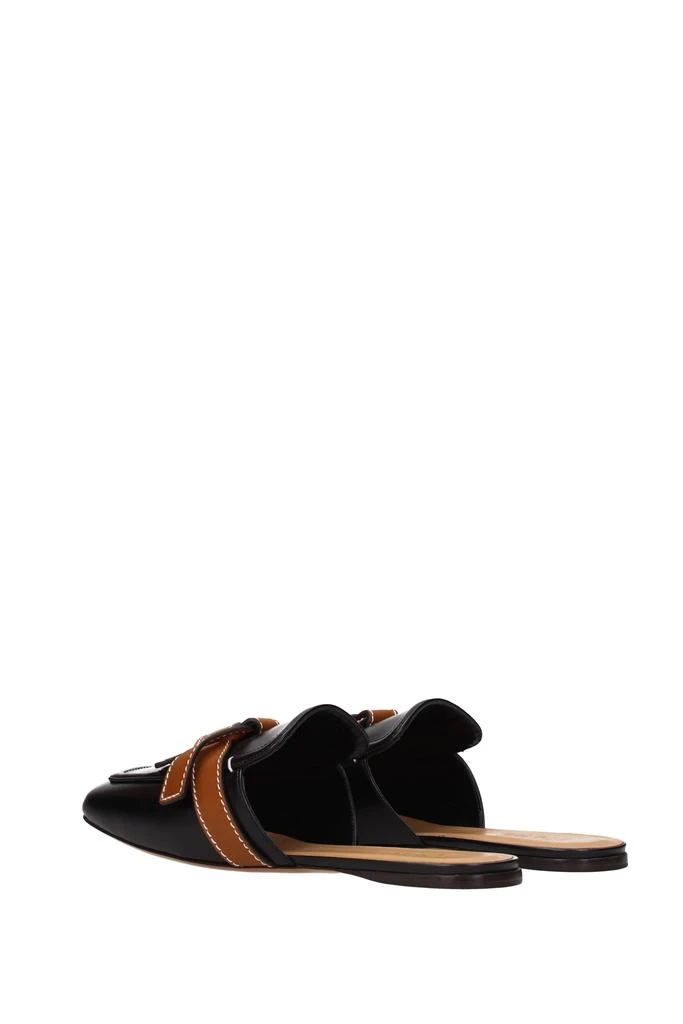 商品Loewe|Slippers and clogs Leather Black,价格¥1927,第4张图片详细描述