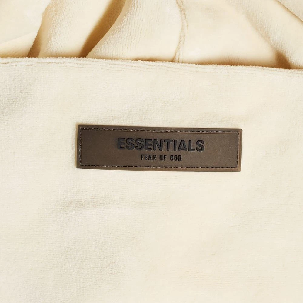 商品Essentials|Fear of God ESSENTIALS Velour Hoody - Egg Shell,价格¥1093,第3张图片详细描述