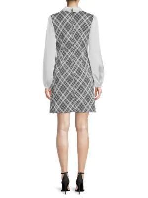 商品Tommy Hilfiger|​Check Shirt Mini Dress,价格¥442,第4张图片详细描述