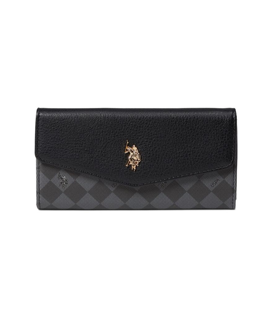 商品U.S. POLO ASSN.|Large Flap Wallet,价格¥186,第1张图片