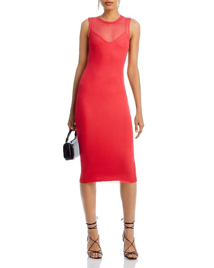 商品AQUA|Mesh Bodycon Dress - 100% Exclusive,价格¥177,第3张图片详细描述